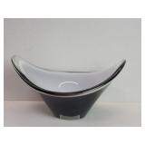 Vintage Flygsfors Coquille 1956 art glass bowl