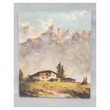 signed H. Everdt oil painting on canvas