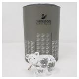 Swarovski crystal bear figurine