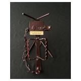 Velocette motorcycle part used by racer Ted Carey