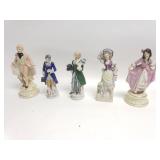 Vintage Japanese porcelain and ceramic figurines