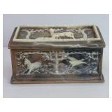 Incolay stone trinket box