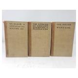 3 Antique books by Theodore Roosevelt