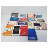 Collection of aviation playing cards