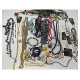 Costume jewelry; necklaces, bracelets, eyewear