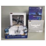 Collection of die-cast model airplanes