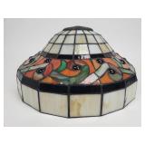 Vintage Tiffany style stained glass shade