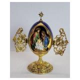 Franklin Mint " A king is born collectors egg"