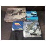 Collection of die-cast model airplanes