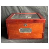 Encased set of 12 uncirculated Morgan and peace