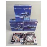 Collection of die-cast model airplanes
