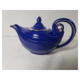 Vintage Hall cobalt blue teapot with lid
