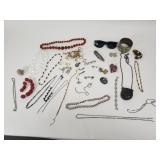 Collection of costume jewelry