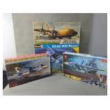 Collection of vintage wood model airplanes