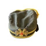 Vintage 32nd Degree Scottish Rite Masonic cap