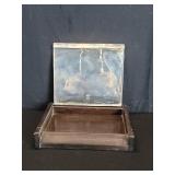 Los Castillos (Taxco) silver plate and teakwood