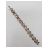 Vintage sterling silver filigree butterfly