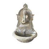 Vintage concrete wall fountain