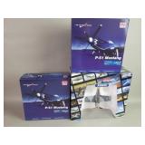 Collection of die-cast model airplanes