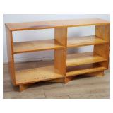 Vintage birds eye maple bookshelf