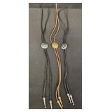Group of bolo ties