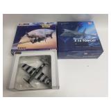 3 die-cast model airplanes, SpecCast, Corgi and