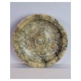 Vintage Italian hand-carved alabaster ashtray