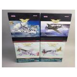 Collection of die-cast model airplanes