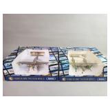 Pair of The Franklin Mint Armour airplane models