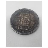 1950 Booker T Washington memorial silver half