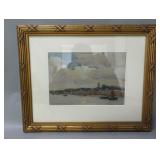 Pencil signed Sydney Richmond Burleigh w