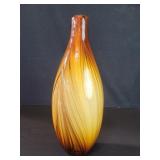 Hand blown glass vase