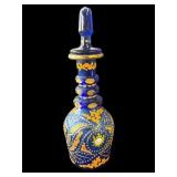 Vintage Bohemian Persian glass decanter