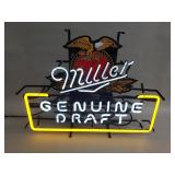 Vintage Miller Genuine Draft neon sign