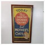Vintage Quaker Oats advertising sign