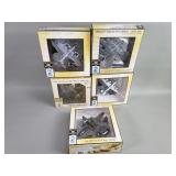 Collection of die-cast postage stamps model planes