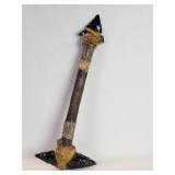 Wood and obsidian tomahawk