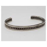 Sterling silver cuff bracelet