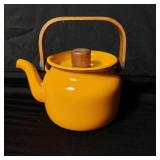 Vintage Honey Your Life enamel teapot/lid