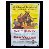 Vintage Old Yeller movie poster