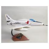 A4D wood combat aircraft model