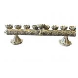 Silver Hanukkah menorah