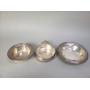 Three sterling silver bowls