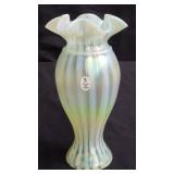 Fenton art glass topaz opalescent vase