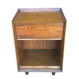 Vintage mid-century modern style wood night stand