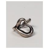 Tiffany & Co. sterling silver Elsa Peretti open