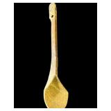 Vintage African tribal-style wood spoon
