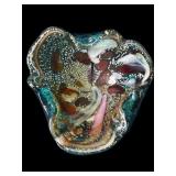 Vintage Murano-style art glass ashtray