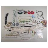 Collection of costume jewelry