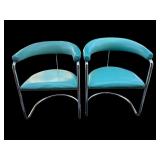 Anton Lorenz for Thonet cantilevered chrome chairs